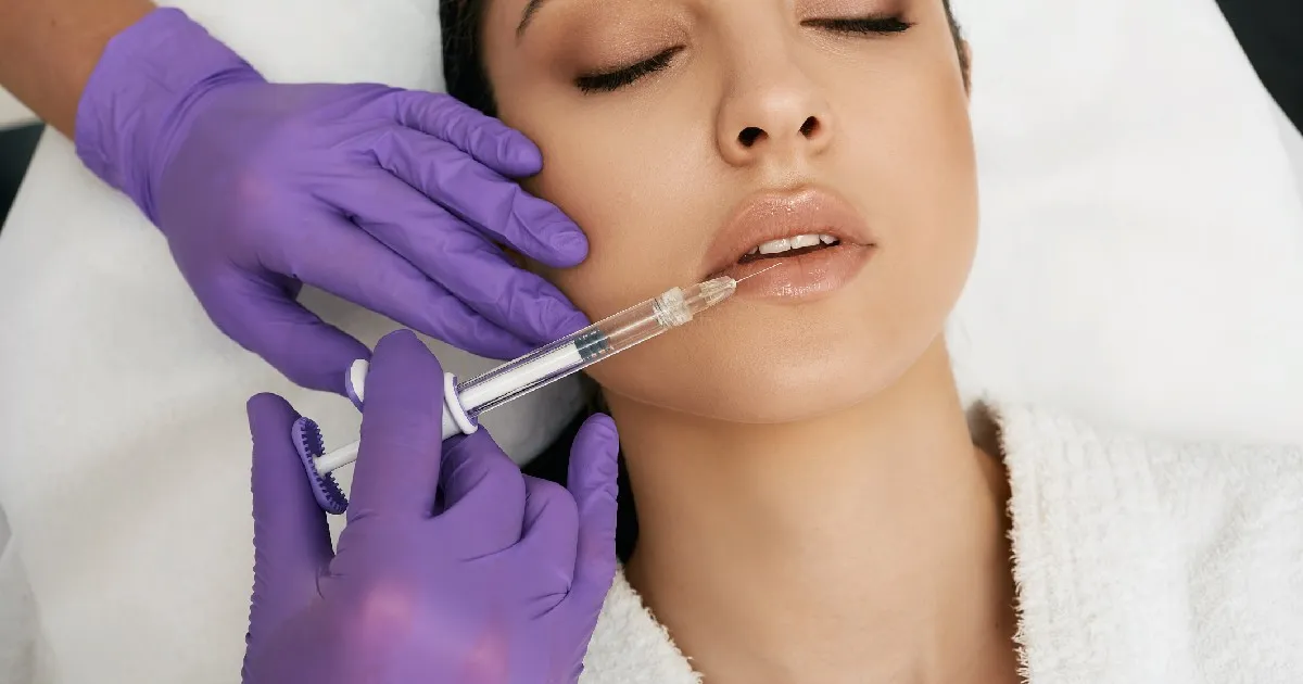 Women receiving Lip Flip in Morristown, NJ